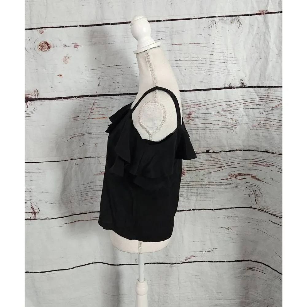 J. Crew Cold Shoulder Silk Blouse Size 2 Petite NWT